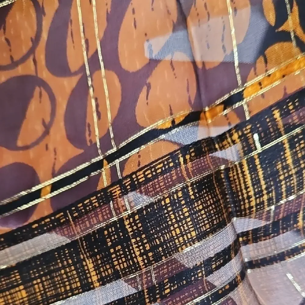 Metropolitan Museum of Art NY Vintage Silk Scarf